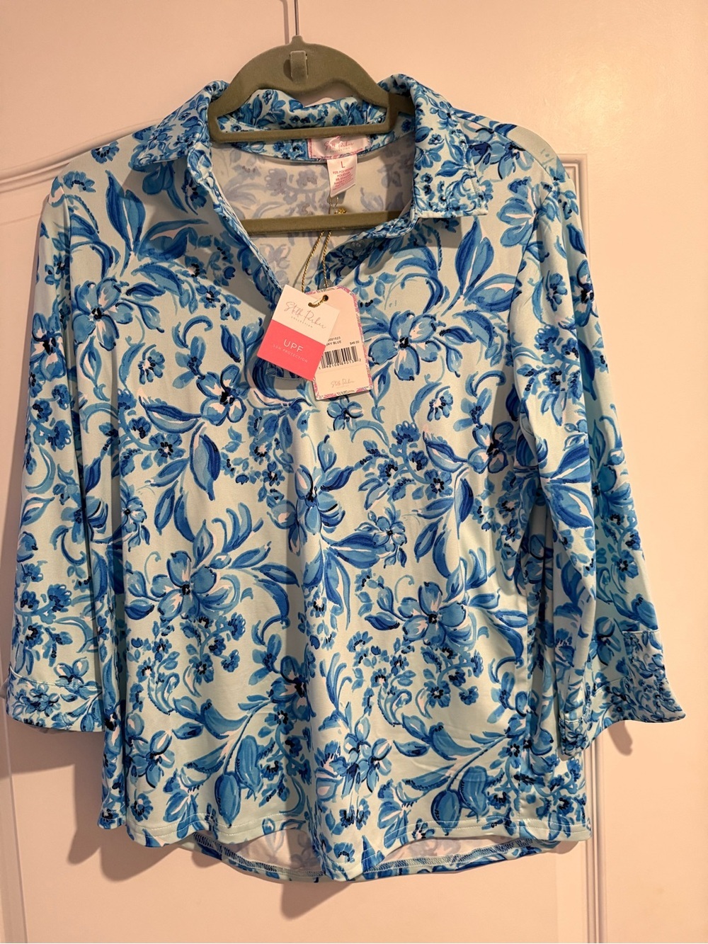 Stella Parker Top Size Large NWT Print